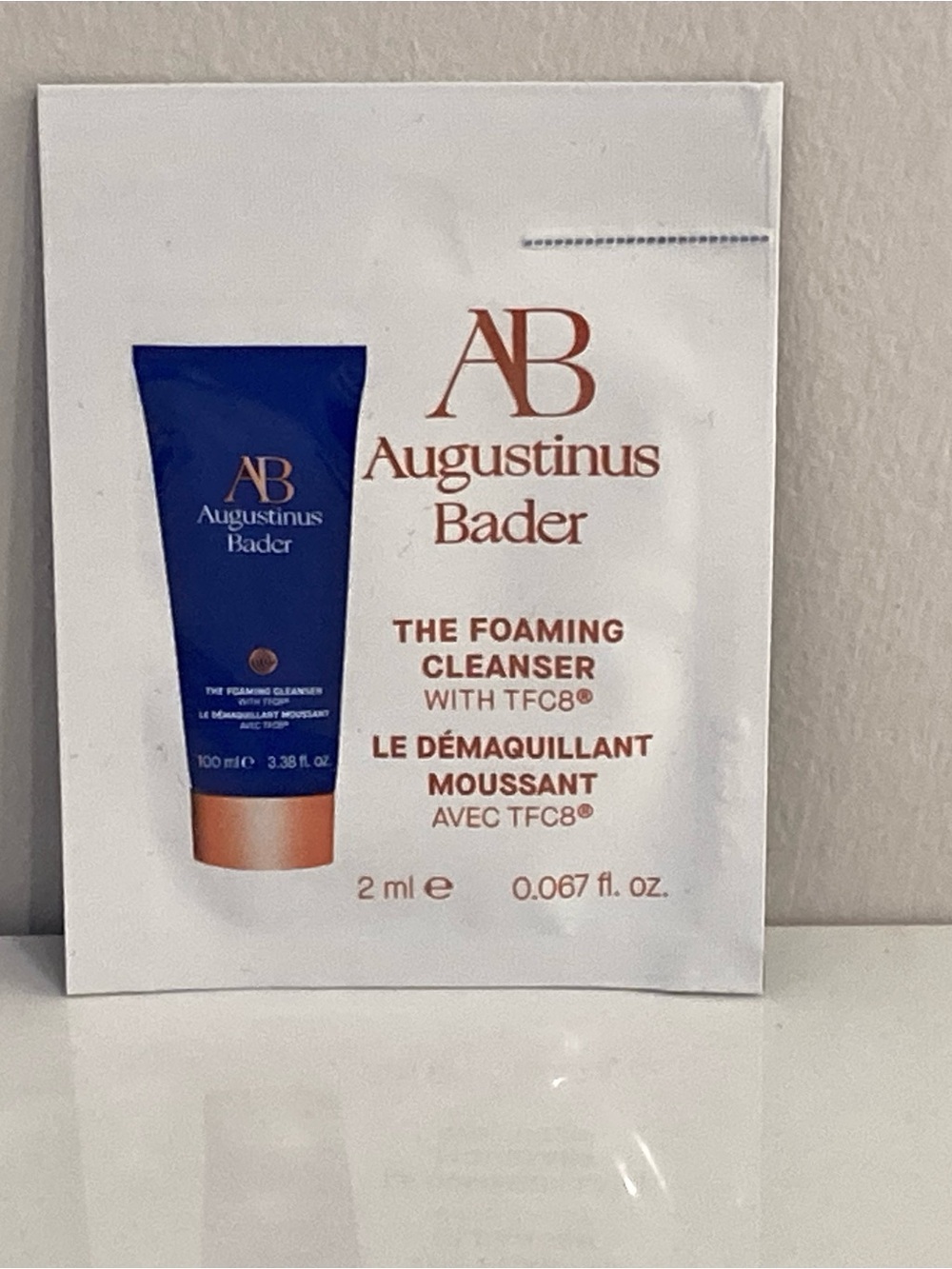5/$25 Augustinus Bader The Foaming Cleanser Sample 2ml
